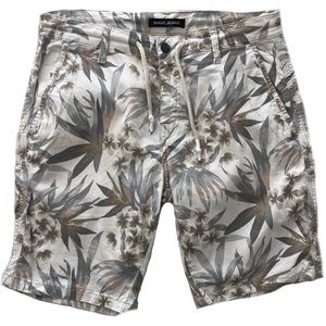 Tropical Print Drawstring Shorts (NEW)